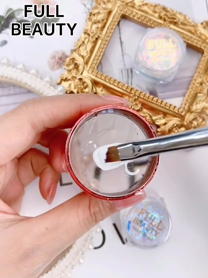 3-teiliges Silikon-Nagelstempel-Schaber-Set mit metallischem Griff, Nagelkunst-Stempel, Maniküre-Bildplatten-Werkzeug