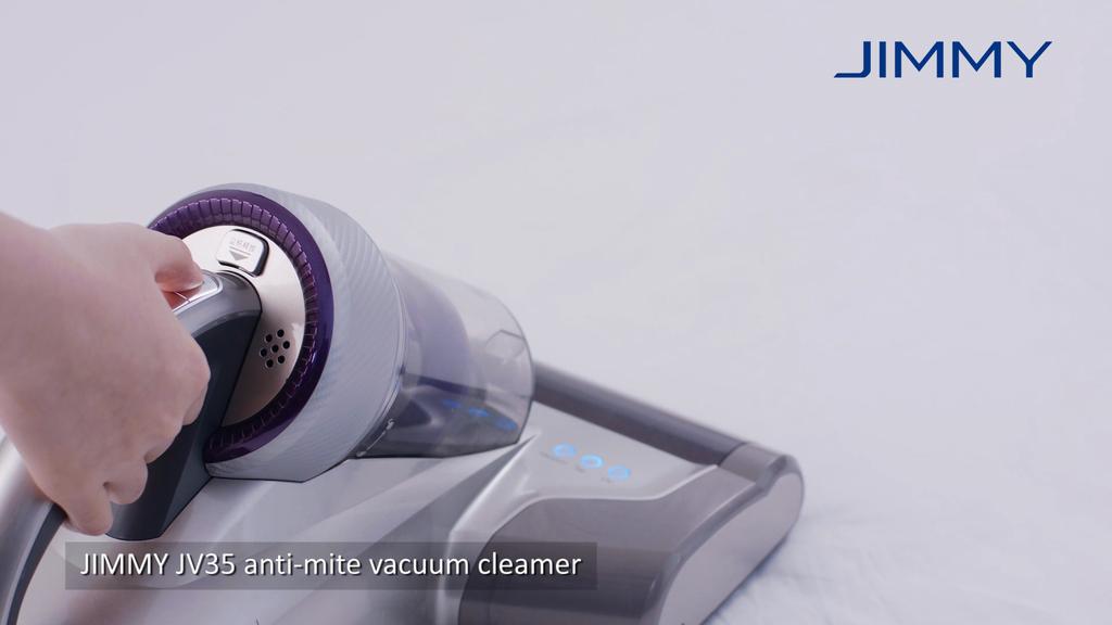 JIMMY JV35 Anti-Milben-Staubsauger Grau