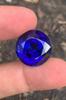 Top Fine D Color Natural Tanzanite Gemstone, Loose Round Cut 14-15 Carat Average Size Gemstone.