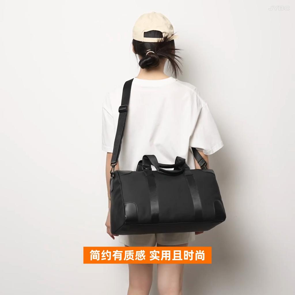 New fitness bag with large capacity dry wet separation for men, single shoulder crossbody bag, sports travel bag