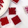Mărgele de sticlă de cristal de culoare roșie Mărgele de spațiu liber pentru brățară Colier Bijuterii DIY Accesorii de fabricare a meșteșugurilor