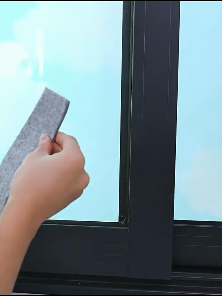 Window Glass Water Absorption Strip Solid Color Thickened Felt Cotton Tape Glass Absorbent-Adhesive For Sinks Walls Prevent Condensation