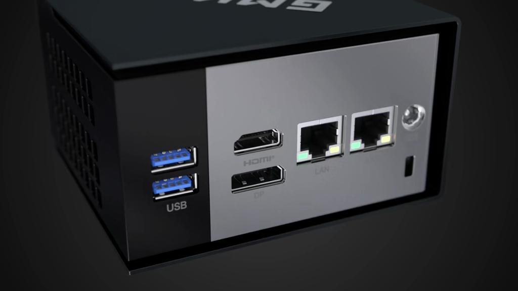 GMKtec EVO-X1 AMD Ryzen AI 9 HX370 Mini PC 12 núcleos 24 hilos 32GB LPDDR5 1TB SSD Ordenador Gaming PC con AMD XDNA 2 NPU Mini PC