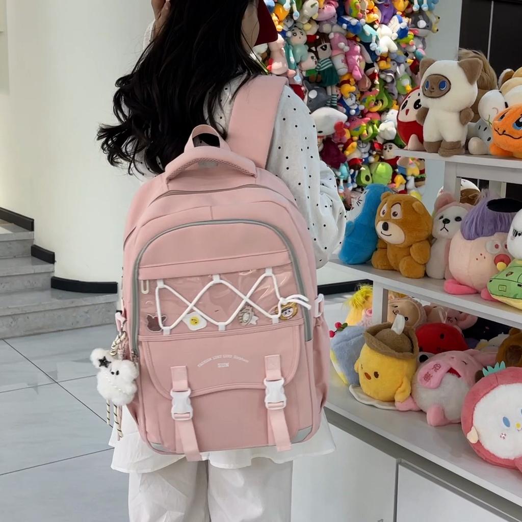 Women's Large Capacity Backpack College Style Student Schoolbag