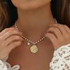 Ocean Series Pearl Necklace Light Luxury High Sense Starfish Shell Collarbone Chain Necklace