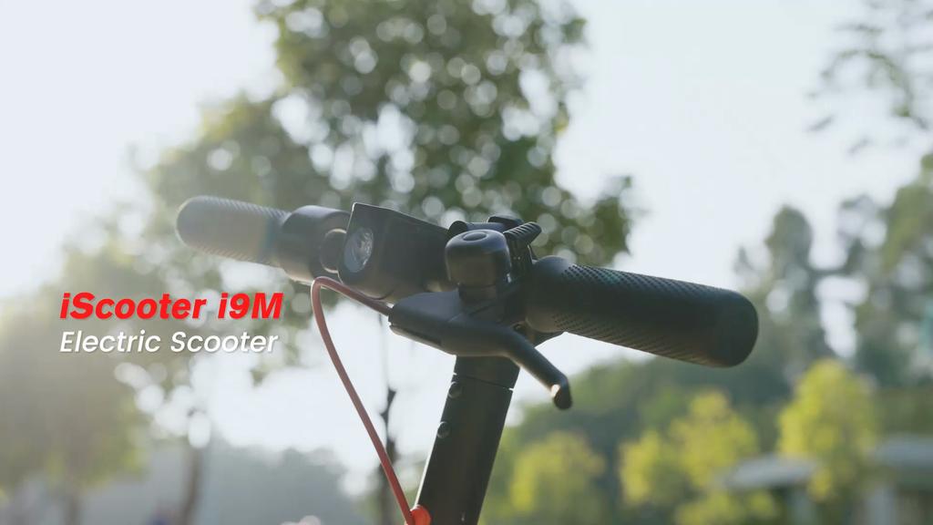 iScooter I9 Max Folding Electric Scooter 36V10Ah Battery 500W Dual Motor 10 Inch Tire Adult City Commuting E-Scooter Max Speed 30-40km Range