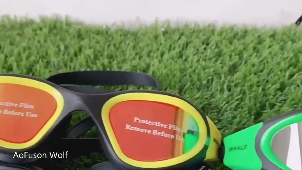 Erwachsene Teenager Schwimmbrille HD Antibeschlag Verstellbar Wasserdicht Schwimmbrille MM7200 WHALE