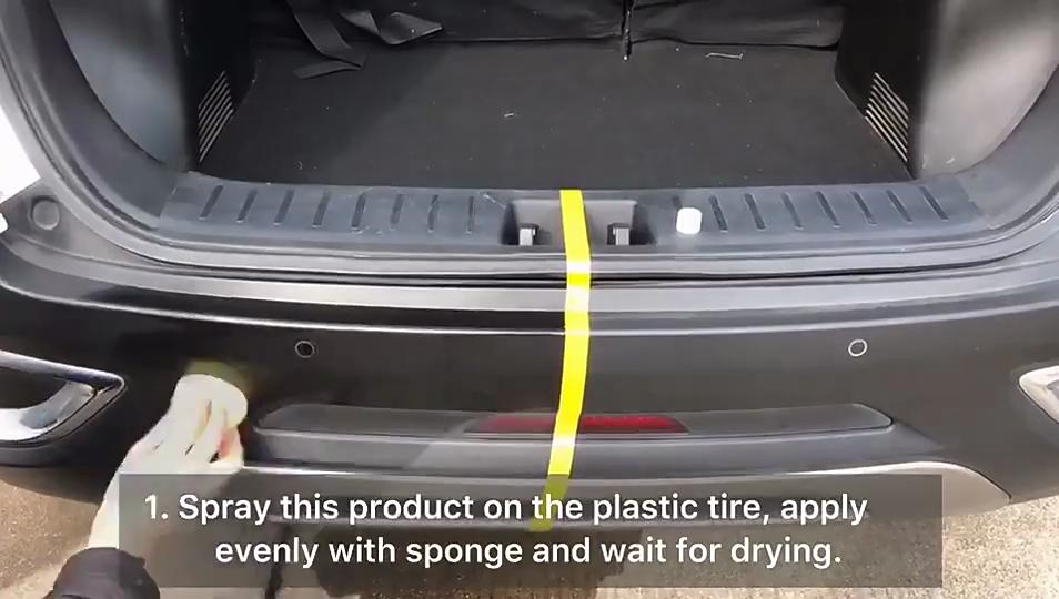 50/100 ml Car Plastic Restorer Back to Black Více lesklých produktů na čištění aut Plast LongTring Restore Repair Coating Renovator