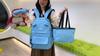 Three-Piece Backpack Set Solid Color Student Schoolbag Women Large Capacity Lightweight Computer Backpack