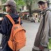 Women Letter Backpack Men's Lightweight Travel Bag Middle School Student Schoolbag Class Commuter Backpack