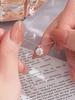 6.5mm Round Cut Six Prong Solitaire Moissanite Pendant Necklace S925 Sterling Silver For Women