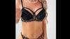 Women’s Sexy Two-Piece Comfortable French-Style Erotic Lingerie Set, Underwire Push-Up Embroidered Bra and Thong Set