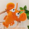 Cartoon Lobster Plush Pillow Soft Stuffed Toy For Kids And Teens