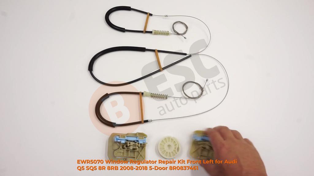 EWR5070 Electric Power Window Regulator Lifter Repair Kit Front Left Door for  Q5 SQ5 8R 8RB 2008-2018 5-Door 8R0837461