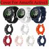 Silicone Protector Bumper Cover For Amazfit Active3 Smart Watch Silicon Case Protective Skin Soft Shell Bumper Guard