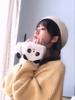 Gants pour femmes Moufles Écran tactile Panda Dessin animé Demi-doigts Gants rabattables Conduite Chaud Protection contre le froid Moufles