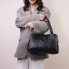 Soft Leather Splicing Large-capacity Handbag Women's Shoulder Bag