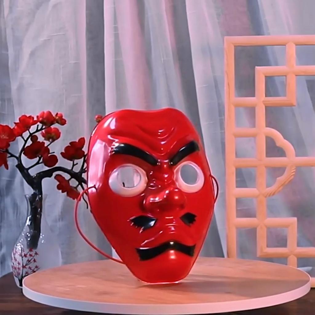 Geistervernichtung der Klingenschuppen Taki verließ in der Nähe des nächsten Mentors Geistertötungsteam Tengu-Maske Cosplay Samurai Comic-Con Halloween-Requisiten