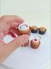 Keychain Pendant Slow Rebound Simulated Dessert Appearance 3D Printing Texture Fingertip Toy Realistic Food Keychain