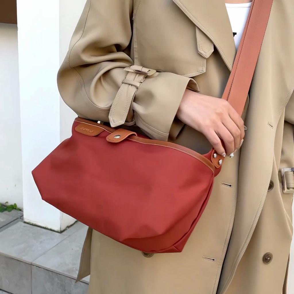 Contrast Women's Bag Large Capacity Hobo Bag Crossbody Bag Lightweight Shoulder Bag Mother Bag