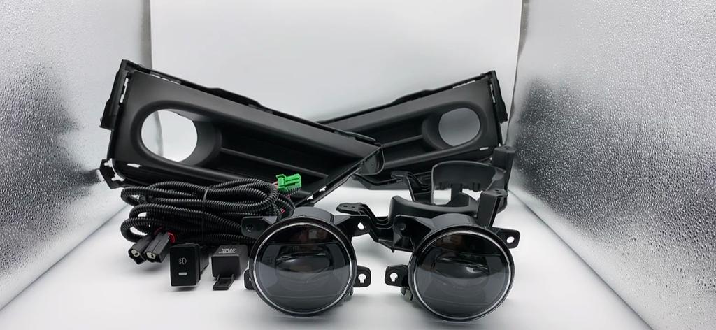 1 Set Fog Lights LED Fog Light Headlight For Honda Crv 2020 2021 2022 Led Fog Lamp Cover Grill Frame Foglights Driving Lamp