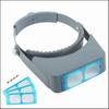Headband Magnifier Binocular Magnifying Glass Jewelry Magnifiers Head-mounted Double Lens Reading Head Wearing Jewelers Tools With 4pcs Magnifications