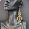 Sun Earrings In Geometric Alloy With Fall Fashion For Women