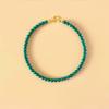 Ultra-fine 3mm malachite bracelet, fashionable and individual
