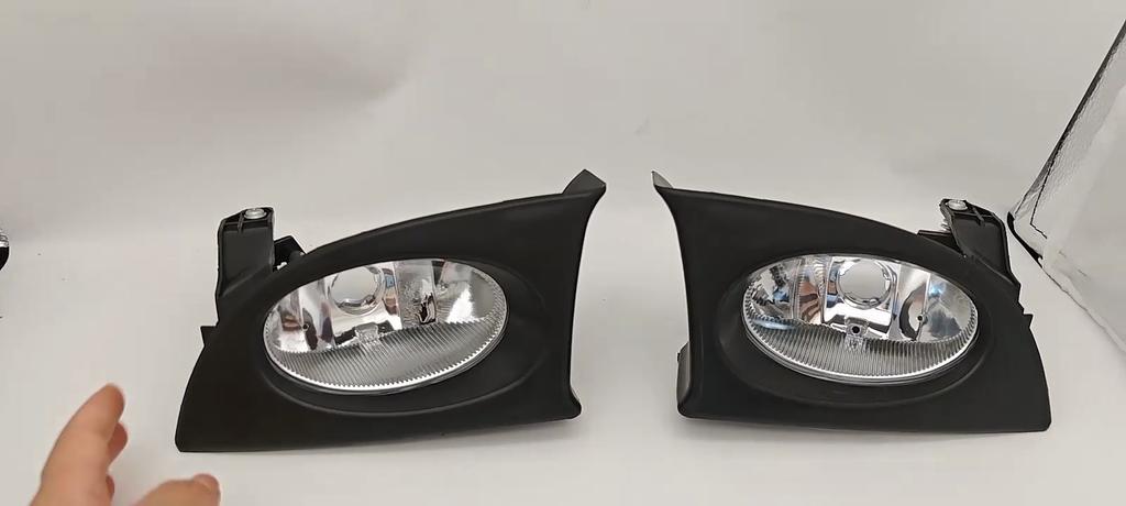 Fog Light Assembly for Honda Fit 2005 2006 2007 2008 Car Front Bumper Fog Lamp Cover Headlights Foglights Frame Car Accessories