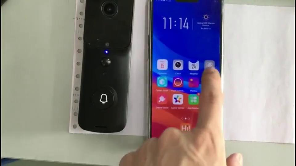 Smart Video Doorbell Home Wireless WiFi Doorbell Camera Waterproof Outdoor Doorbell Tuya App Smart