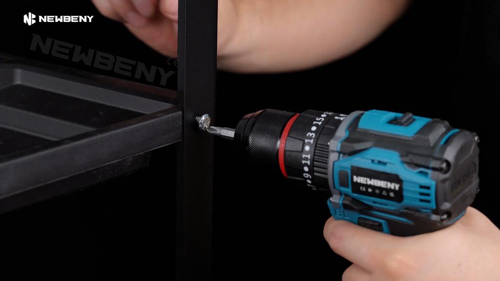 Newbeny 80NM бесщеточная электрическая дрель 3 в 1 беспроводная ударная дрель электрическая отвертка электроинструменты для батареи 18 В