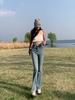 Retro Denim Jeans For Women With High Waist And Stretch Fit For Casual And Office Wear