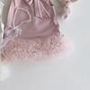 Girls Bowknot Princess Dress Summer Solid Color Tulle Dress Toddler Fashion Outfit for Kids