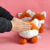 Cute Fox Plush Toy Desk Companion With Soft Pp Cotton For Office Decor And Gift