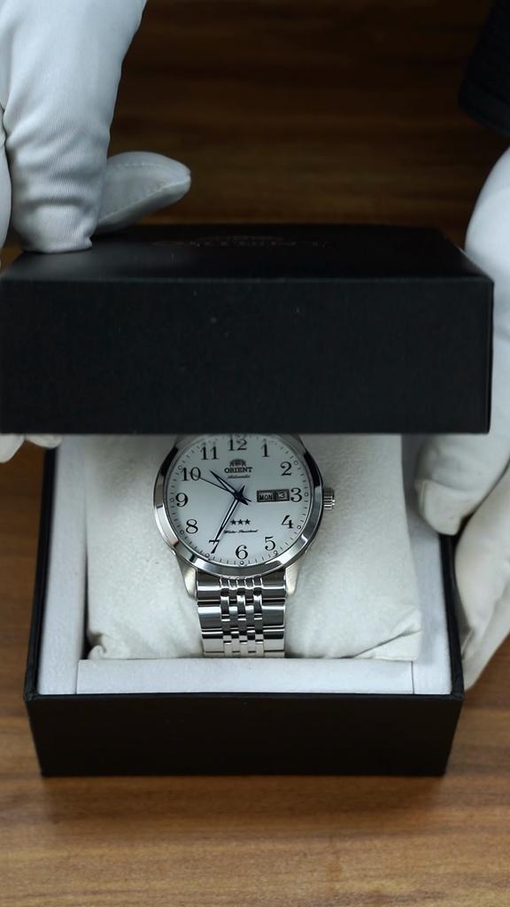 Orient Automatic Mechanical Watch with Stainless Steel Dial RA-AB0002S0BD