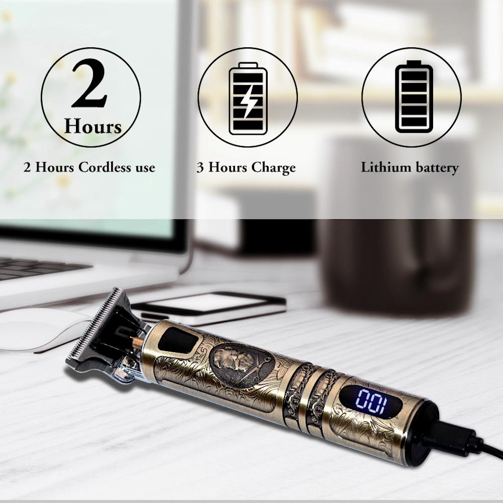 T Blade Trimmer Zero Gapped Trimmers Teamyo 0mm Baldhead Cabelo Clippers para homens