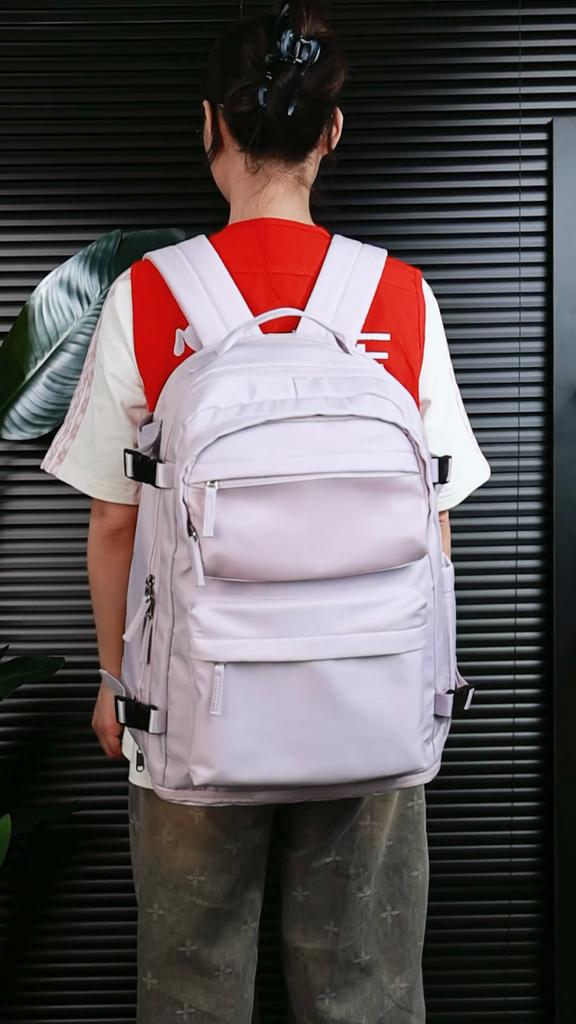 Landcase Backpack, Travel Bag, Large Capacity, Short-Trip Travel Bag, Business Trip Luggage Bag, 3757 Black