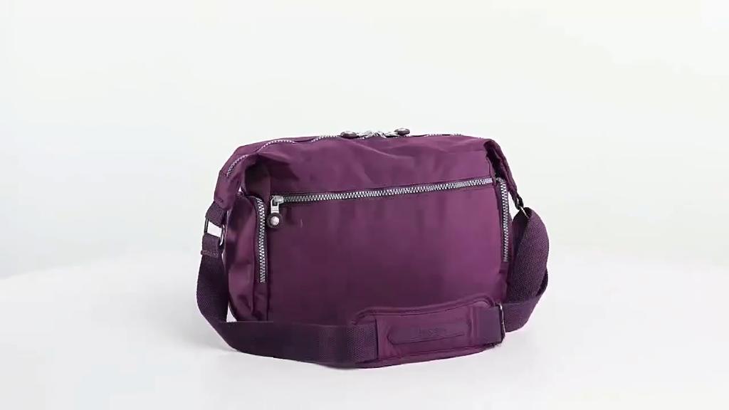 Hochwertige A4 Herren Damen Schulter Umhängetasche Cross Body Große Kapazität Geldbörse Wasserdicht Leicht Blau Lila Rot M1304