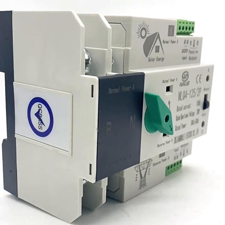 Comutator de transfer Dual Power Commutare rapidă automată 230V AC 100A pentru Home Factory