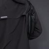 Crossbody Bag Men's Multi-Layer PU Shoulder Bag Business Chest Bag Commuter Waist Bag