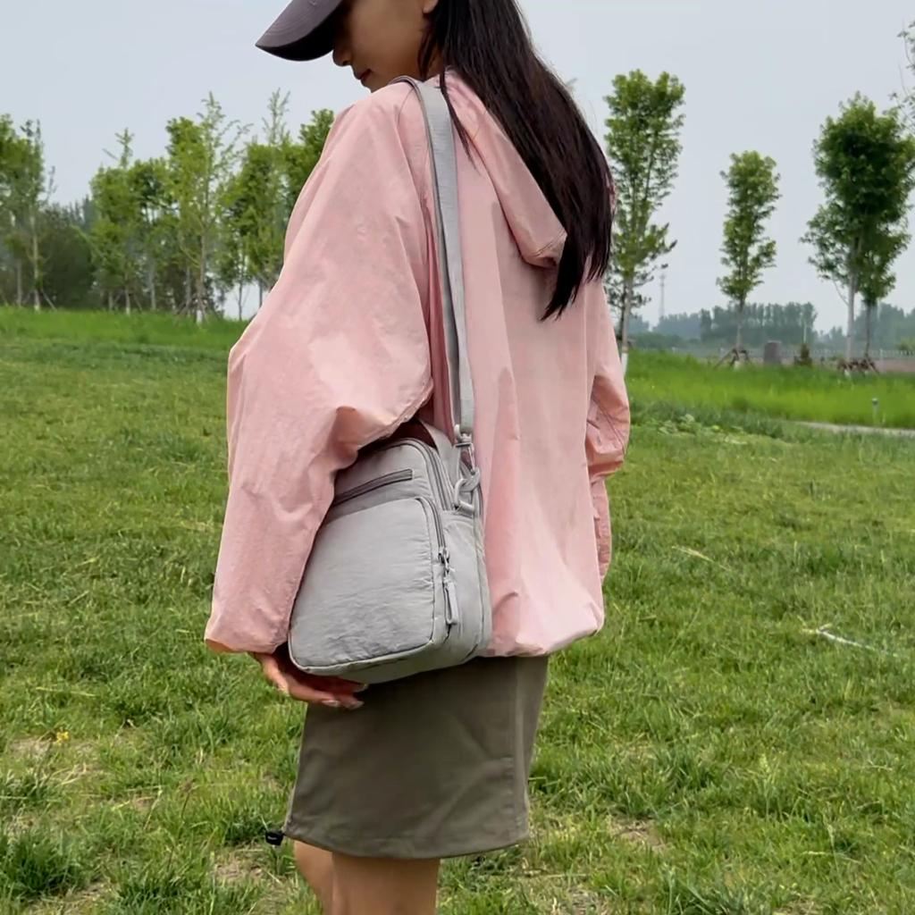 Multi-Layer Mobile Phone Coin Purse Large Capacity Handbag Women's Shoulder Bag