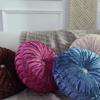 Luxurious Plush Pleated Round Pumpkin Pillow Soft Touch Couch Cushion Floor Decor