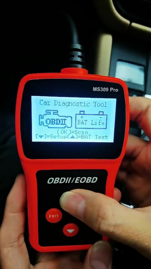 Battery Tester MS309PRO Multi-language Clear/Erase Codes Car Diagnostic Tool Check Engine System Live Data Code Reader OBD2 Scanner