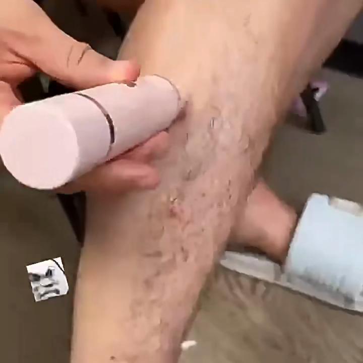 HOMZY Two In One Women's Electric Shaver - Suitable for Eyebrows, Face, Legs, and Armpits, Portable Wet and Dry Hair Remover