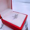 5mm S925 Silver Geometric Square Stud Earrings Mini Elegant Fashion Moissanite Earrings D VVS1 Delicate Jewelry