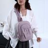 College Style Small Backpack Women's Nylon Backpack Multifunctional Chest Bag