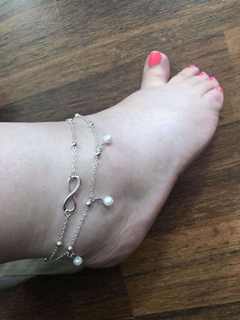 Infinite Symbol Shiny Pearl Barefoot Foot Anklet Chain Foot Bracelet Women Jewelry Stevlogs Infinite Symbol Shiny Pearl Barefoot Foot Anklet Chain Foot Bracelet Women Jewelry Stevlogs
