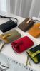 2025 Mini dámské crossbody kabelky Dvoubarevná kožená taška přes rameno Malá peněženka První vrstva hovězí kůže Taška na telefon Kabelka