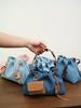 Designer Brand Fashion Women's Denim Handbag Minimalist Crossbody Messenger Lady Pouch Design Tote Shoulder Bag Spring Summer 2026 Collection