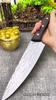 Kitchen Knives Forged Chef Cleaver Butcher Meat Fish Fruit Filleting Cutter Sushi Slicing Utility Knife with Wenge Handle